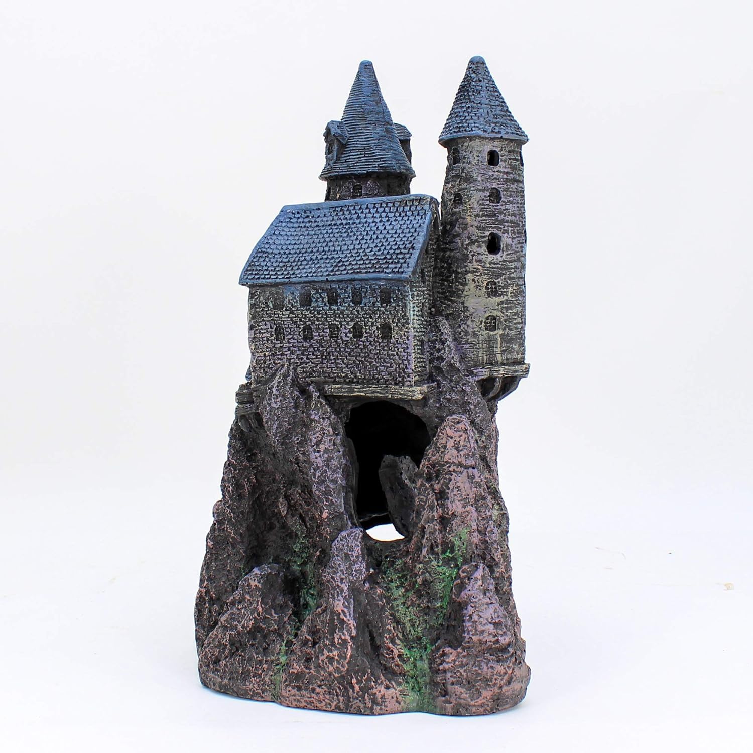 Penn-Plax Age-of-Magic Wizard’s Castle Part B with Part A forms a complete fantasy fortress.