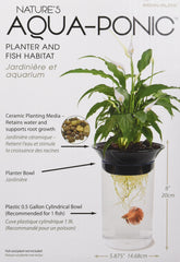 Penn-Plax APON1 ceramic planting media retained water for roots