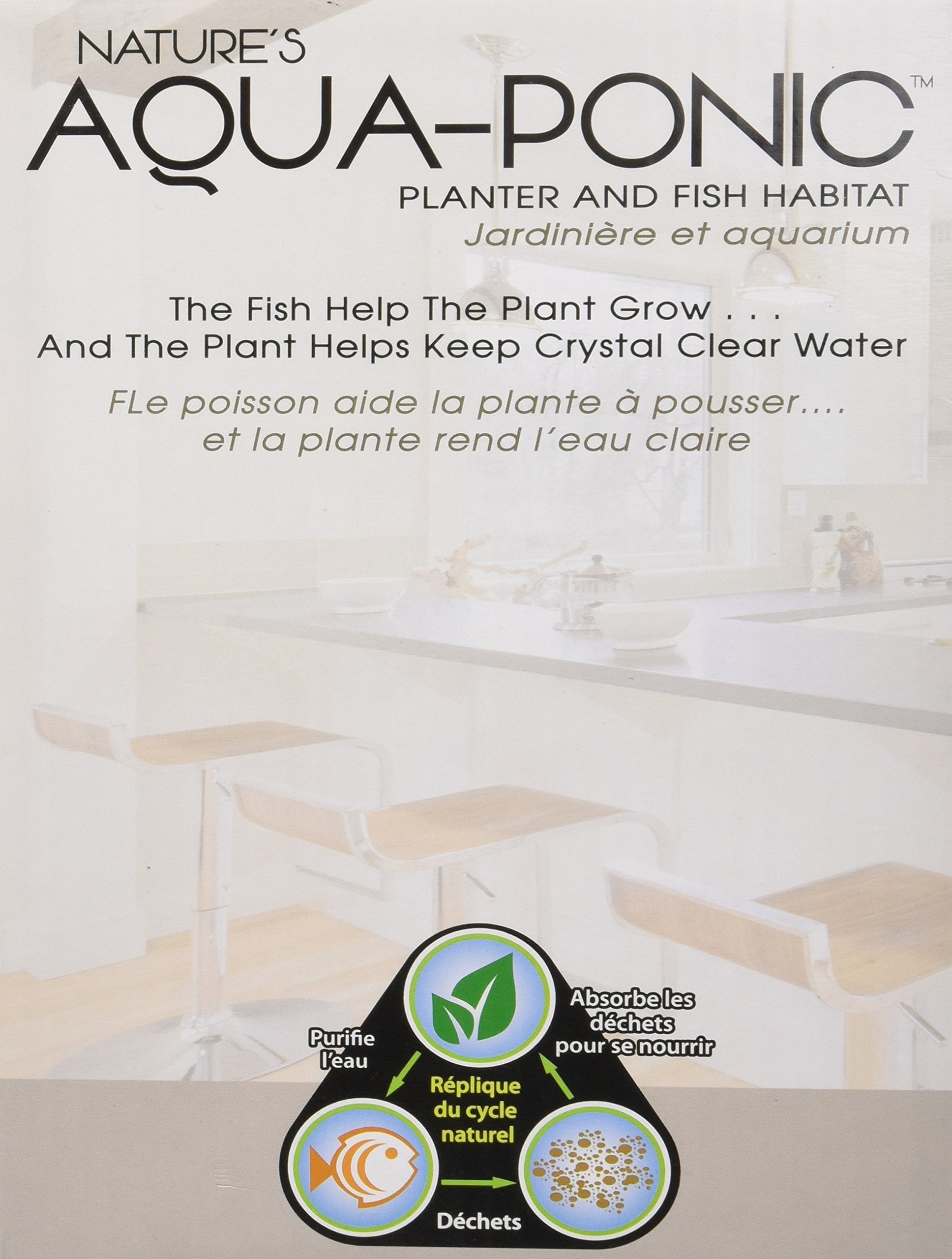 Penn-Plax APON1 planting lid and water addition process