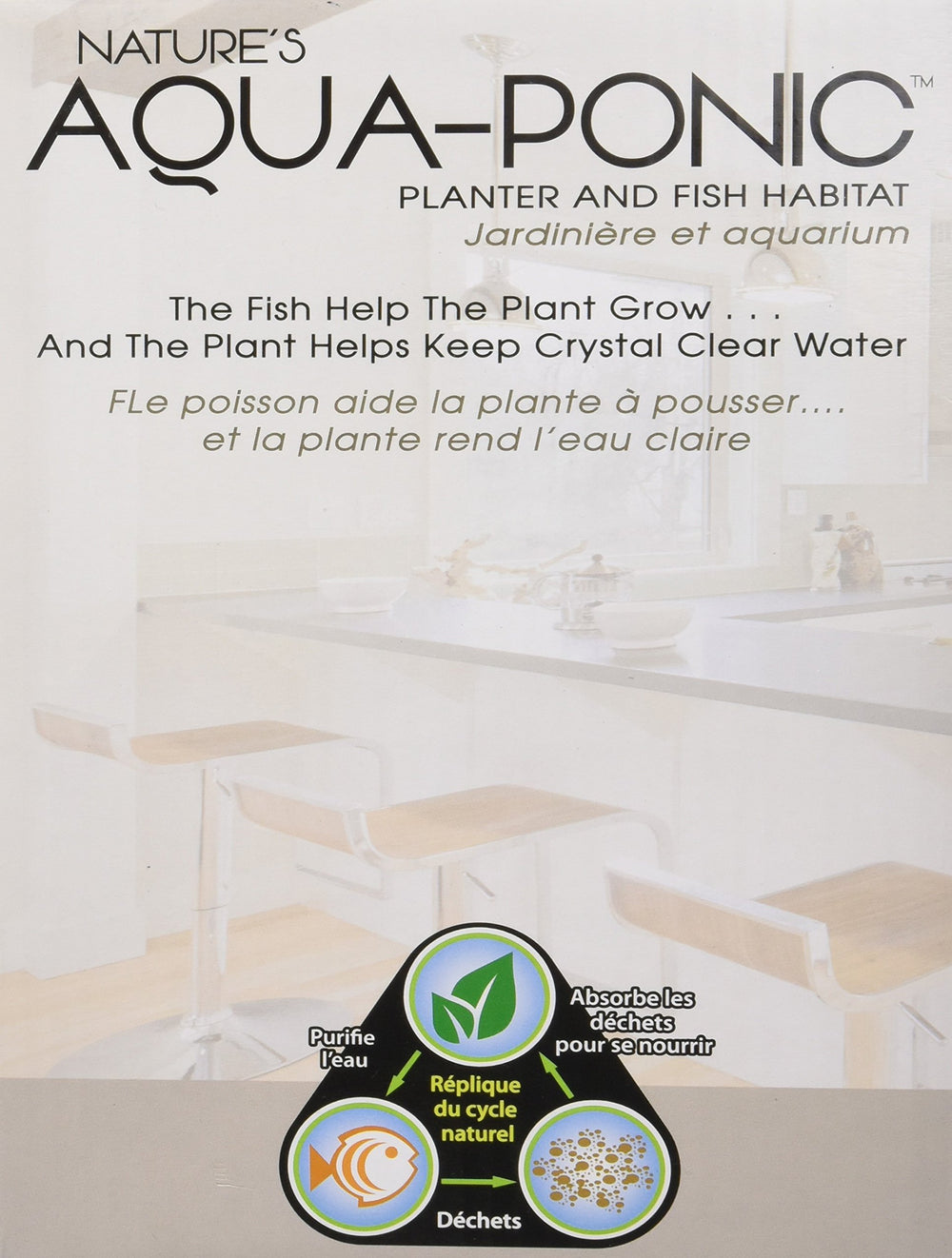 Penn-Plax APON1 planting lid and water addition process