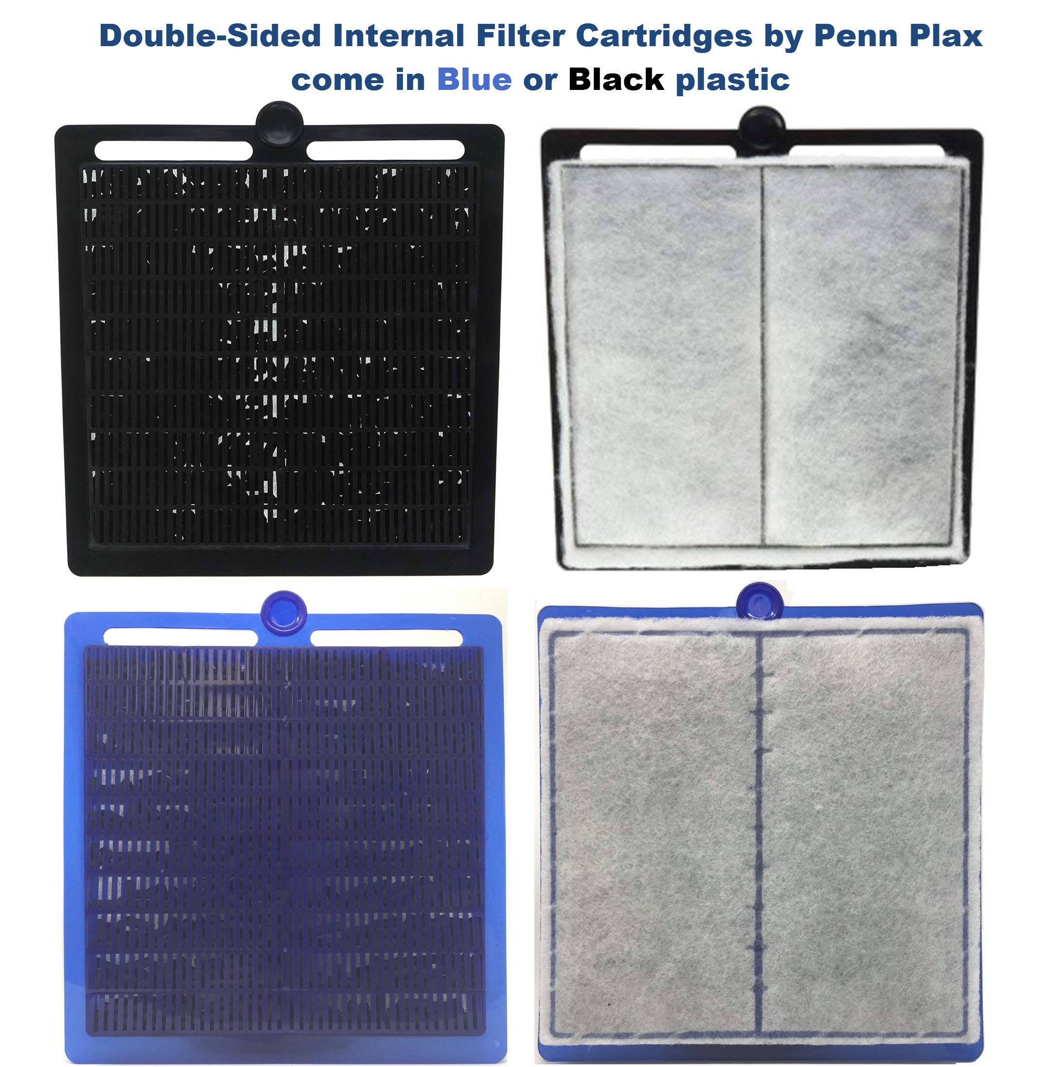 Penn-Plax Cascade 300GPH activated-carbon close-up for odor removal and toxin trapping.