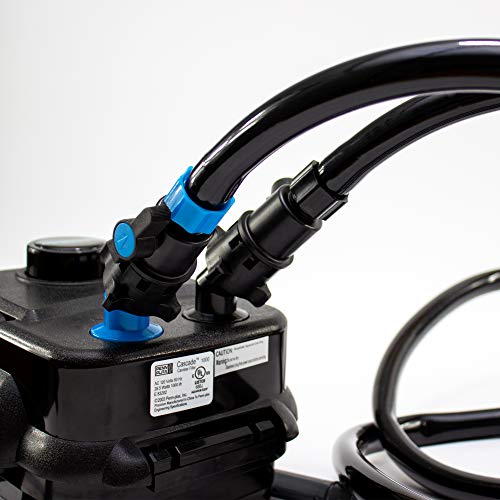 Penn-Plax Cascade 500 dimensions and power details