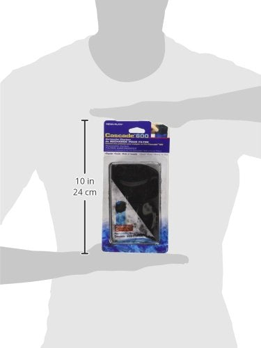 Penn-Plax Cascade 600 improves water clarity after carbon cartridge installation.