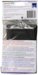 Penn-Plax Cascade activated carbon detail highlights odor and discoloration filtration.