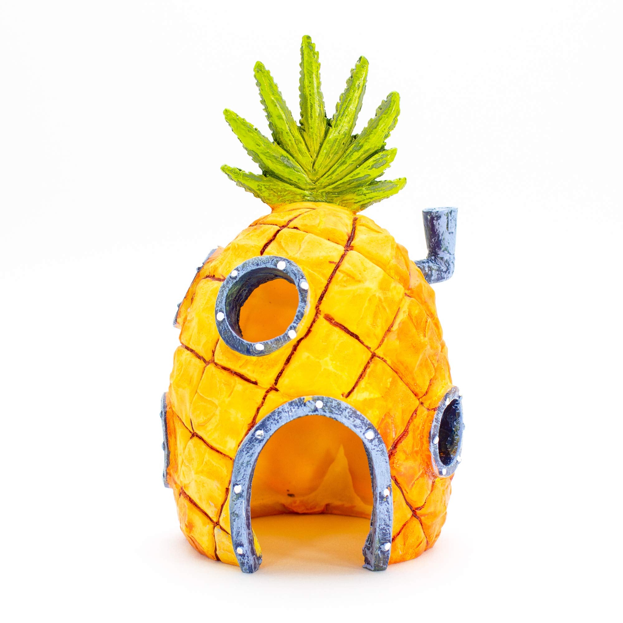 Penn-Plax Krusty Krab decor adds colorful landmark and hiding spaces.