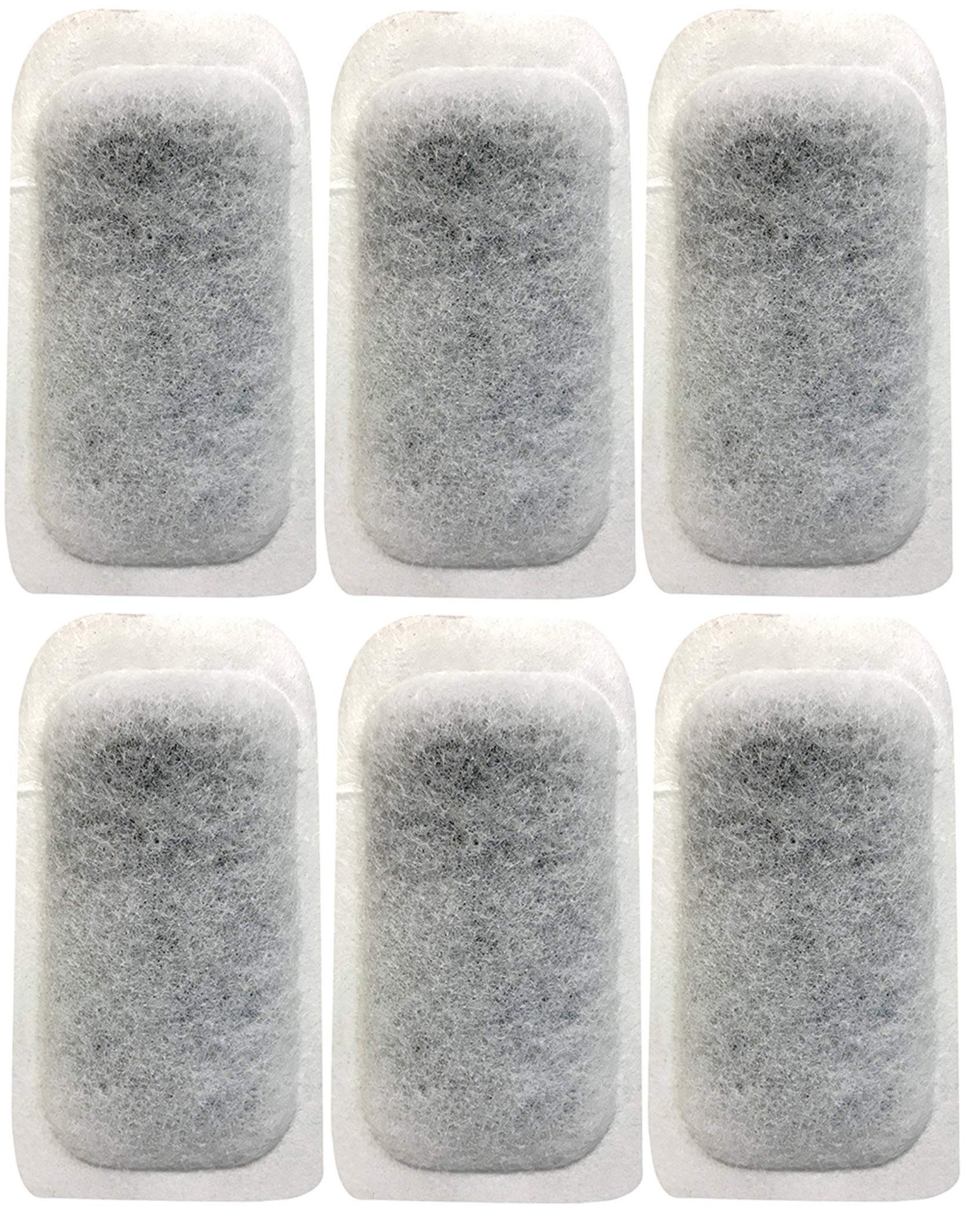Penn-Plax NuWave Betta filter media cartridge six-pack helps keep water clean.