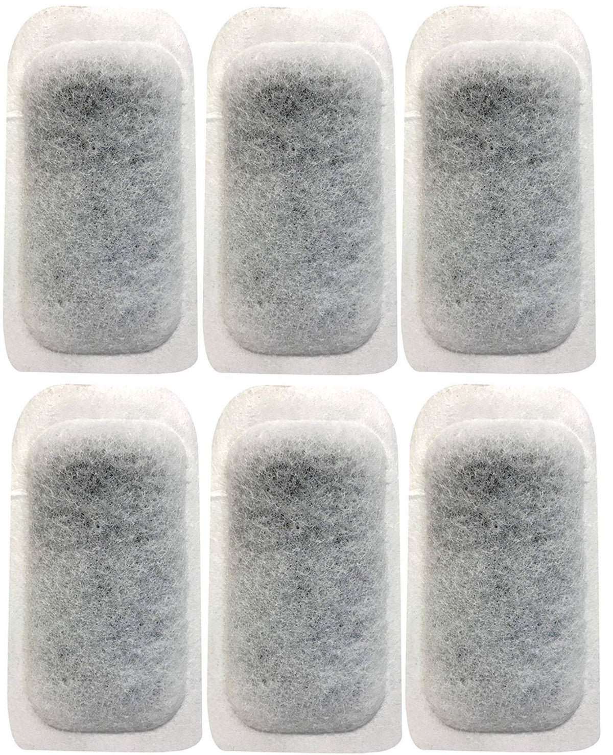 Penn-Plax NuWave Betta filter media cartridge six-pack helps keep water clean.
