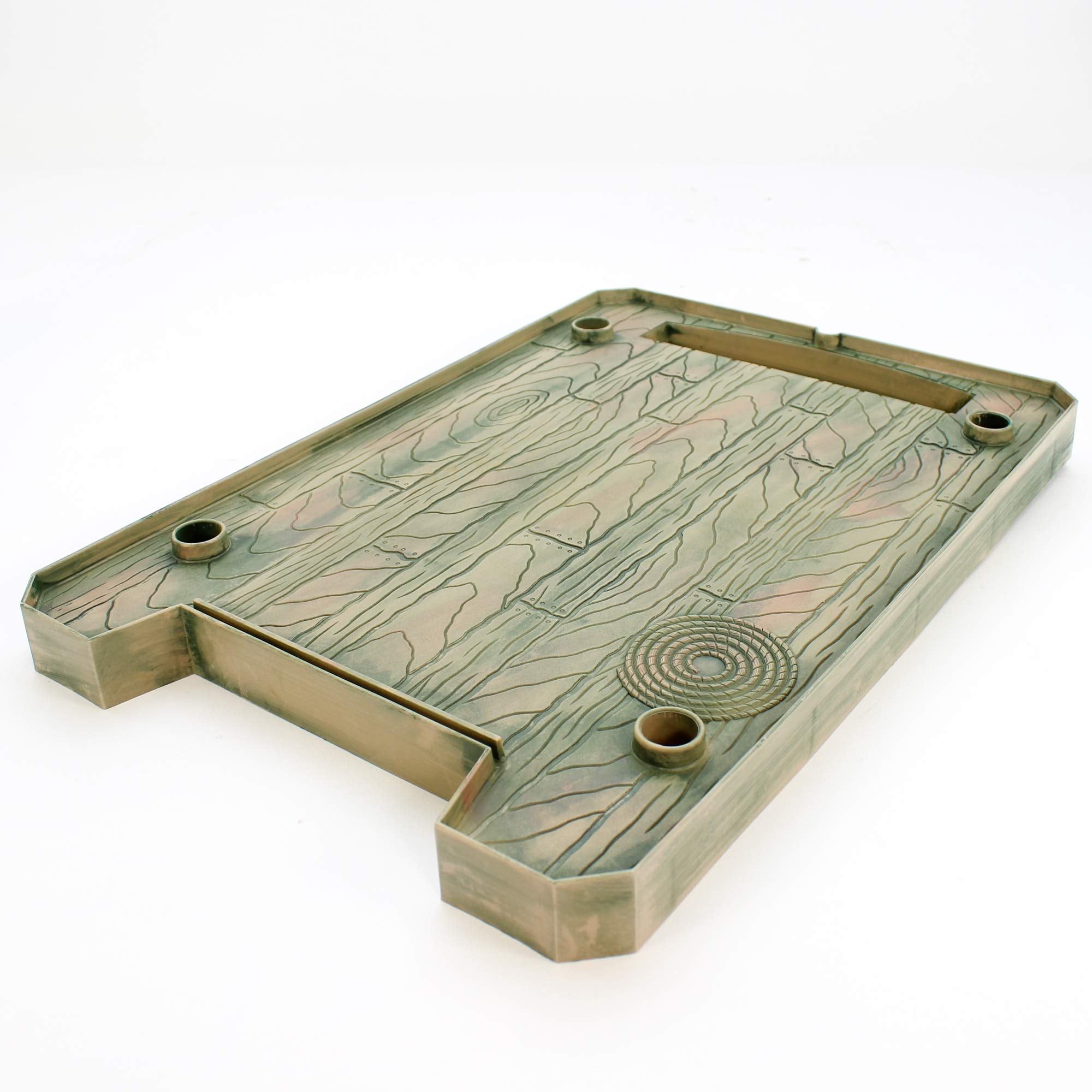 Platform dimensions on Penn-Plax Reptology Floating Turtle Pier measure 16x11 inches for comfortable basking.