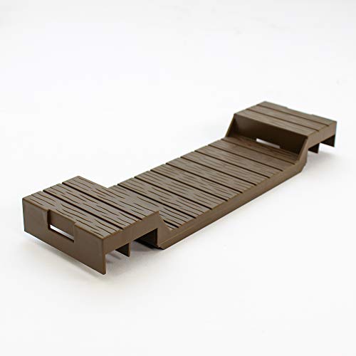 Ramp length on Penn-Plax Reptology Floating Turtle Pier extends to 20-5-inch for easy access.