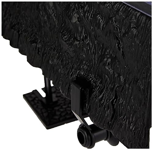 Penn-Plax Reptology Turtle Topper fits tanks up to 55 gallons.
