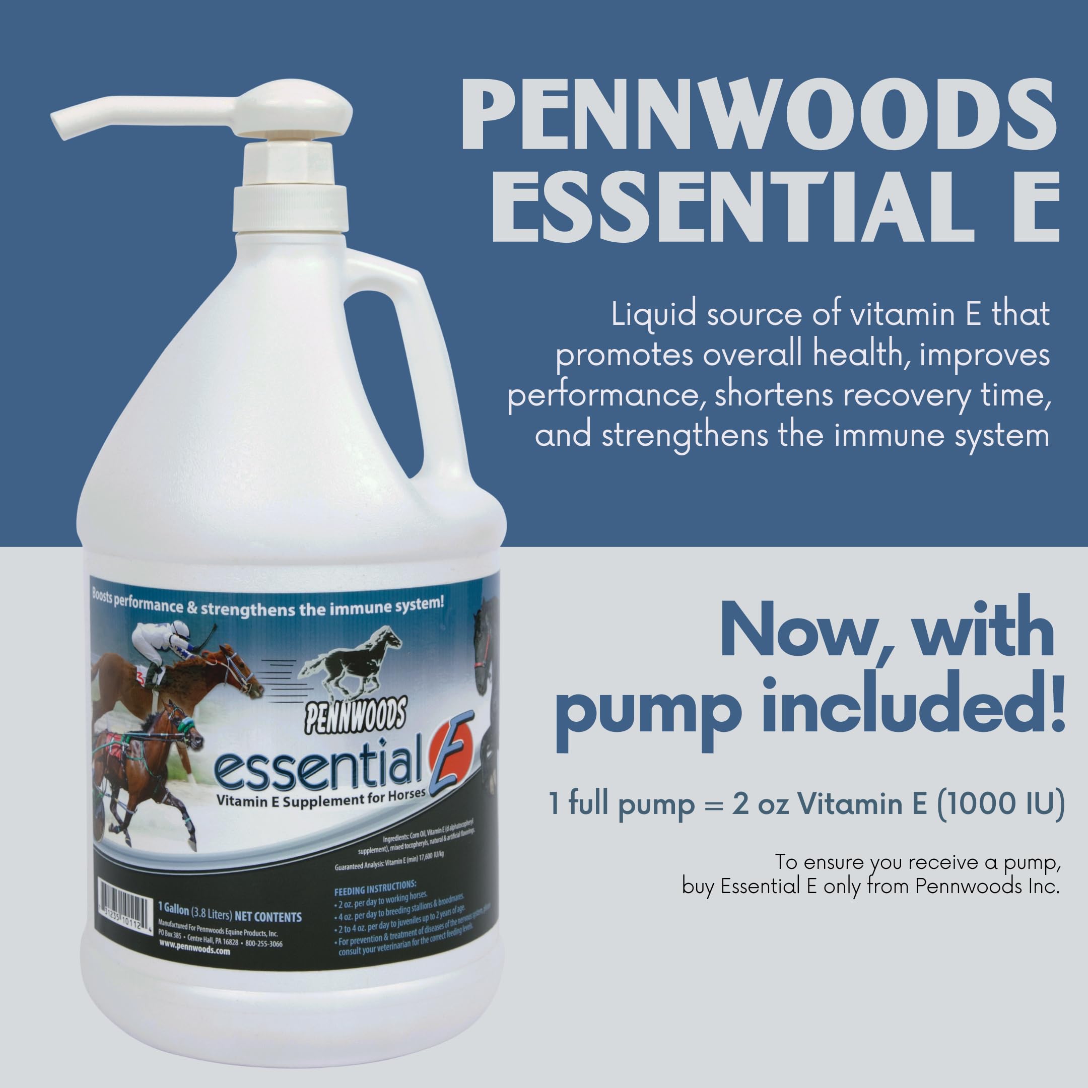 Pennwoods Essential E bottle displayed on a stable shelf for easy access.