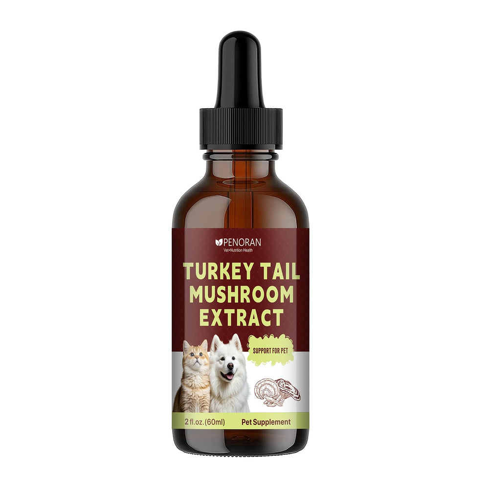 Penoran Turkey Tail Drops ingredients list hint at mushroom-based wellness.
