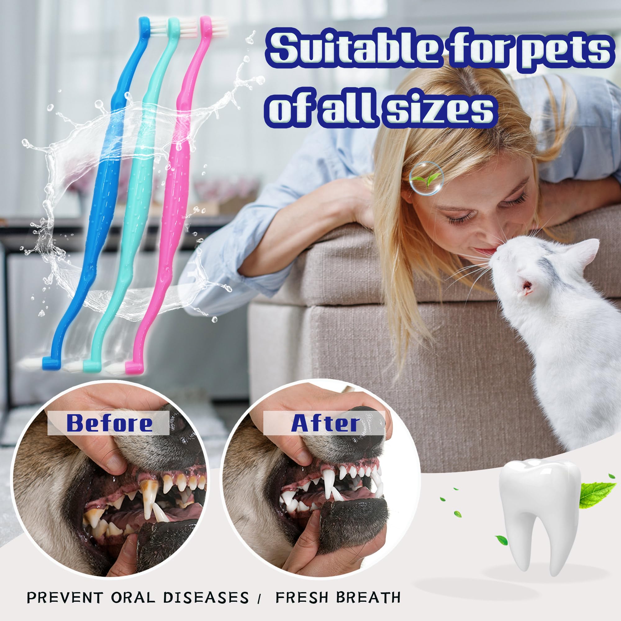 PenVinoo micro head cleans small areas between teeth more efficiently.