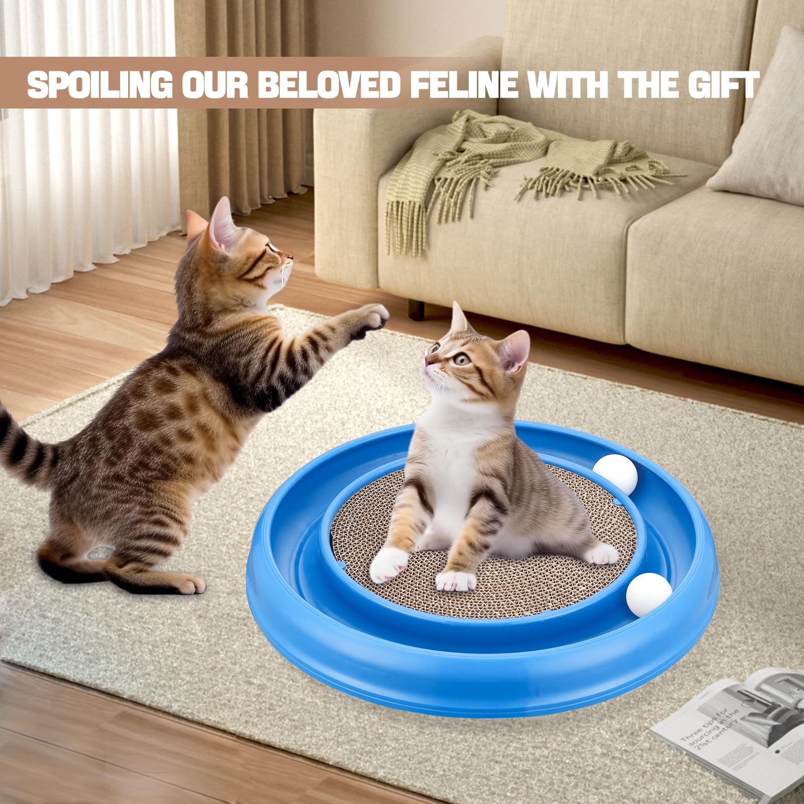 Peomliee Cardboard Scratcher Material—durable surface for scratching fun.