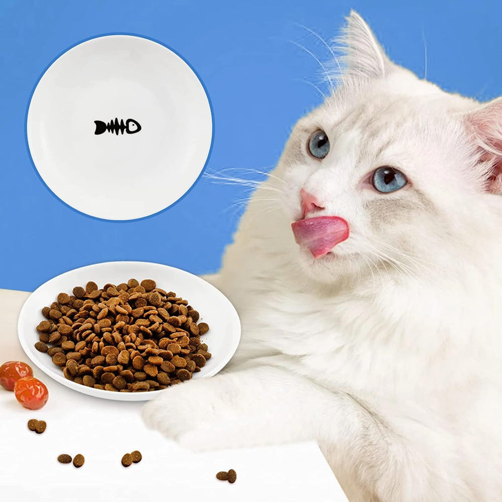 Peppapet two-piece feeding set suitable for cats and small dogs