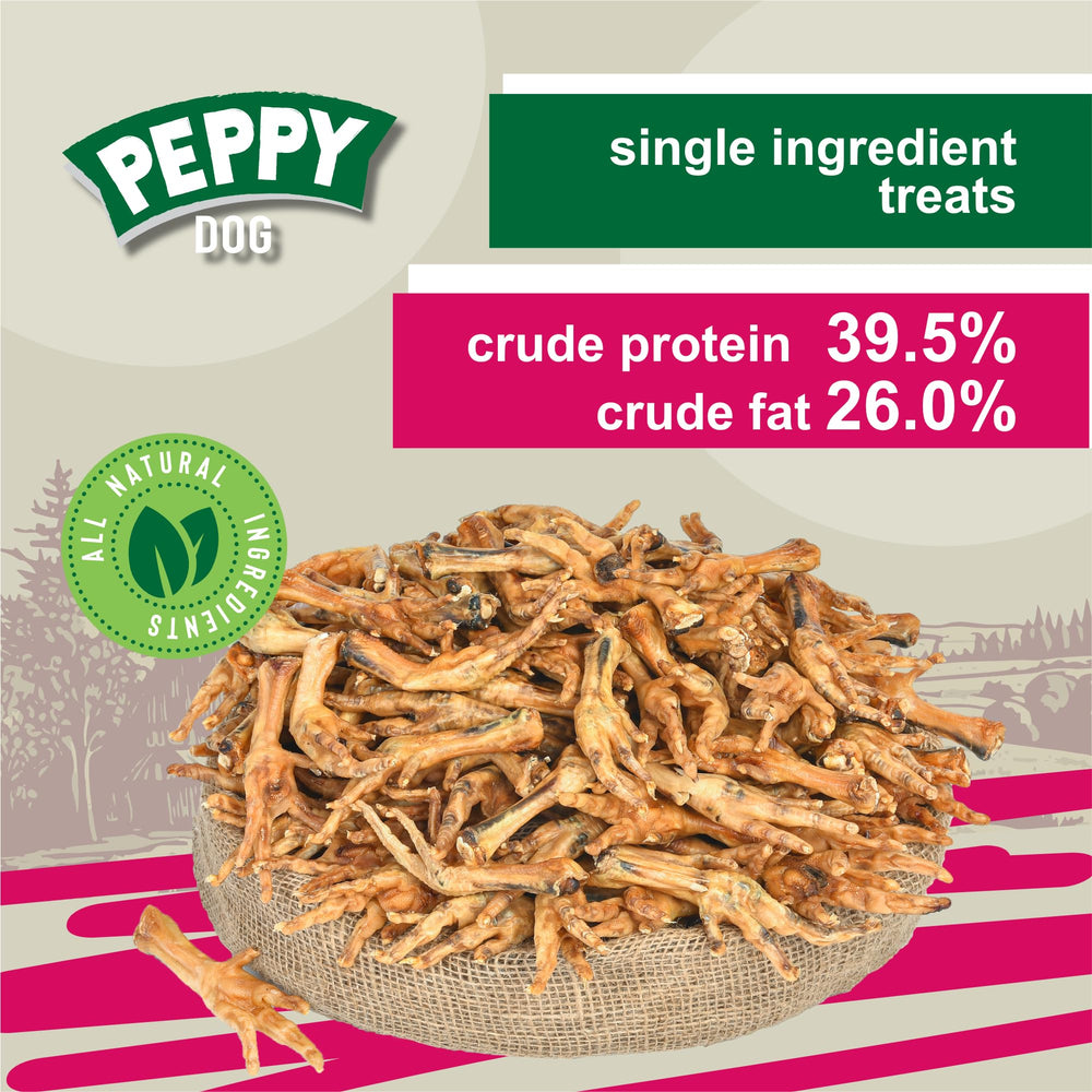 Peppy Dog dehydrated appearance signals lasting freshness and flavor.