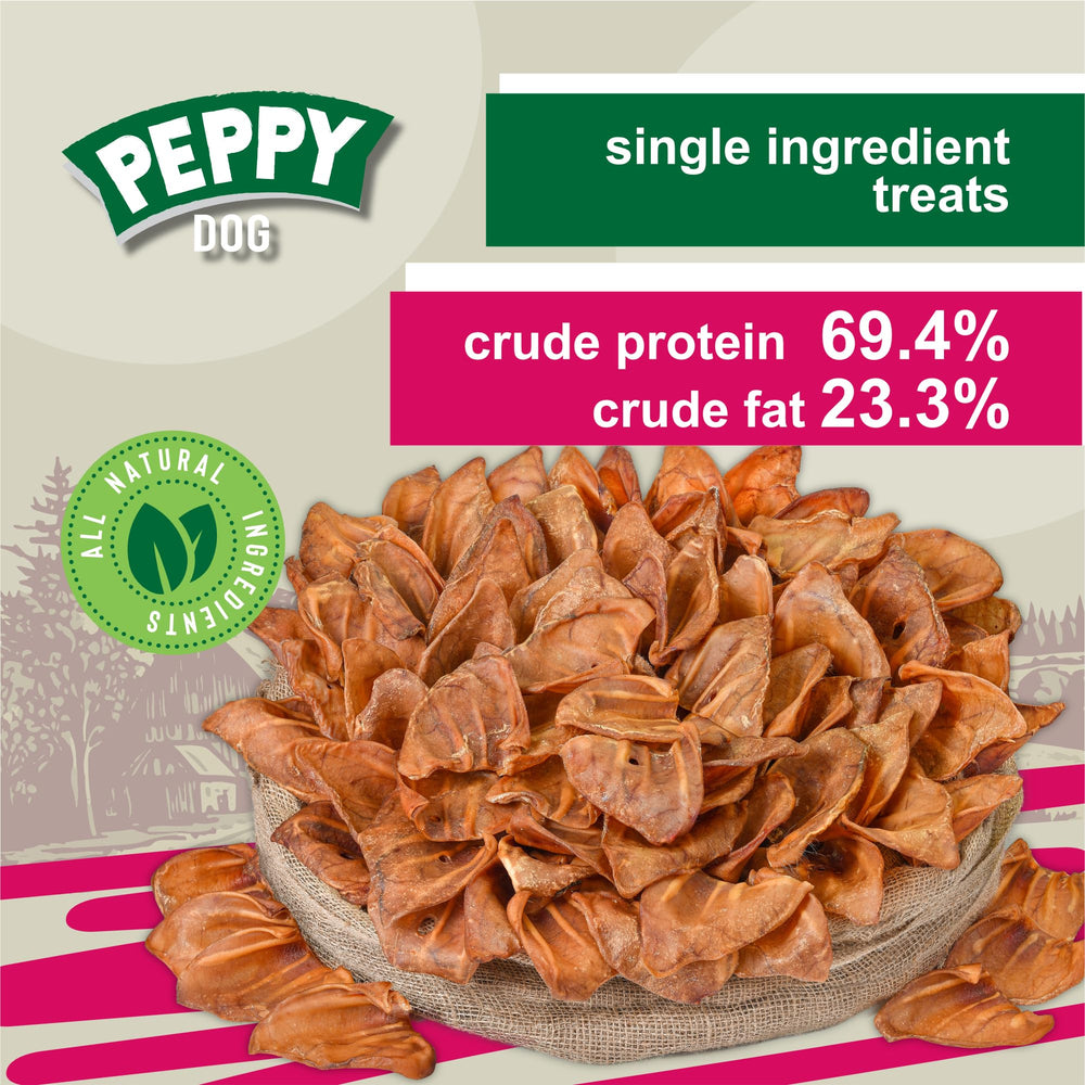 PEPPY DOG pig ears bag packaging, bulk convenience