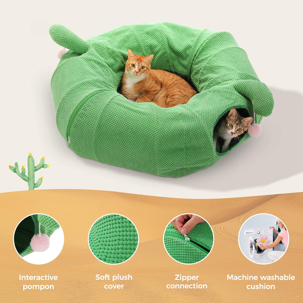 PEQULTI Cat Tunnel Kittens Puppies Usage: ideal for small pets' shared fun.