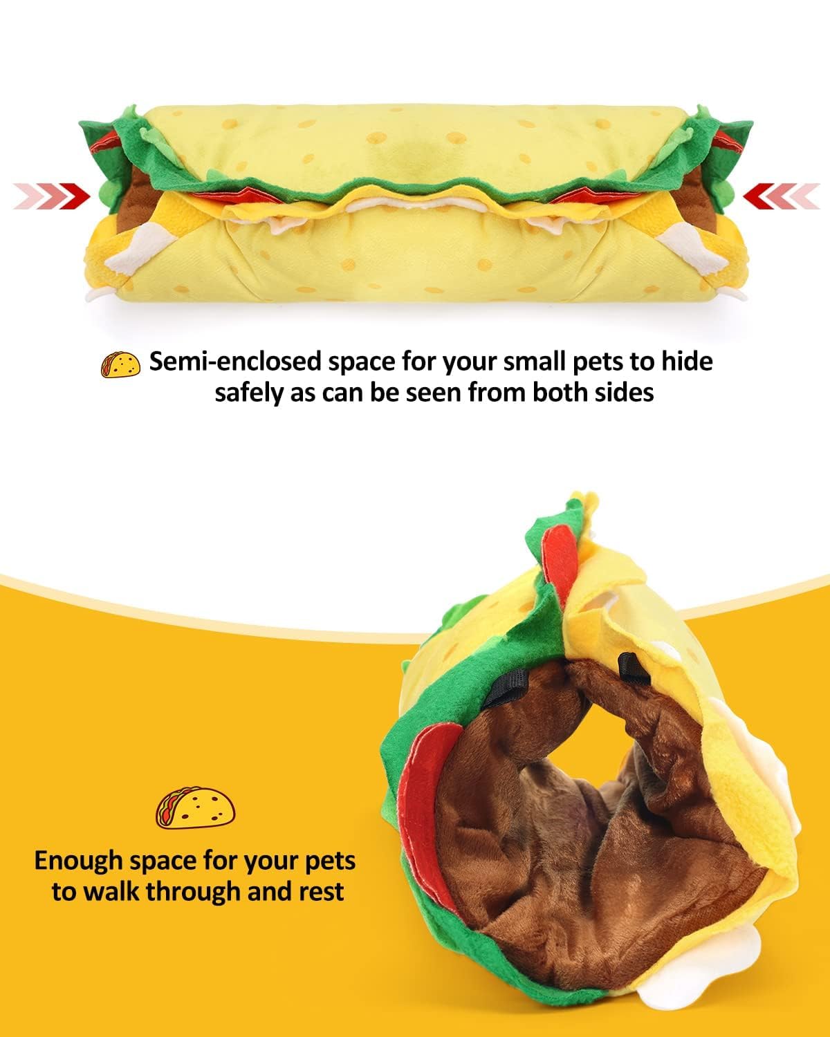 Percozzi Taco Adjustable Strings enable flexible hanging or hammock use.