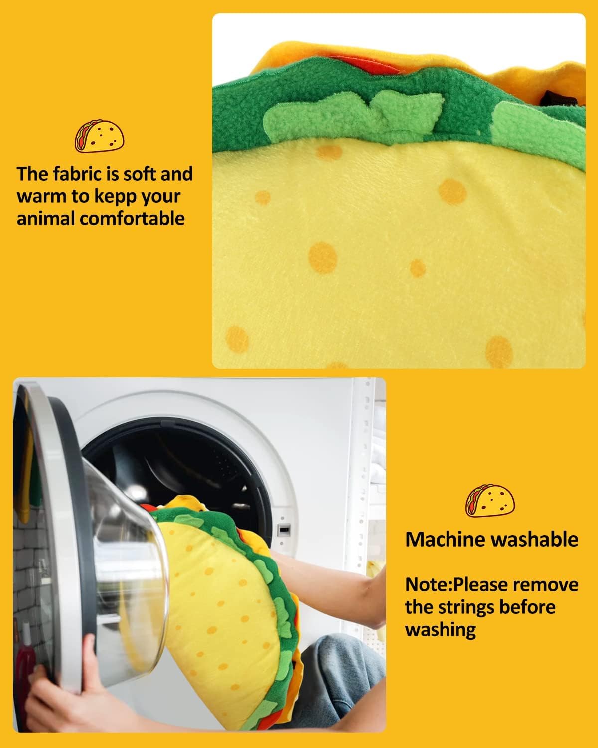Percozzi Taco Washable Fabric eases cleaning after energetic playtime.