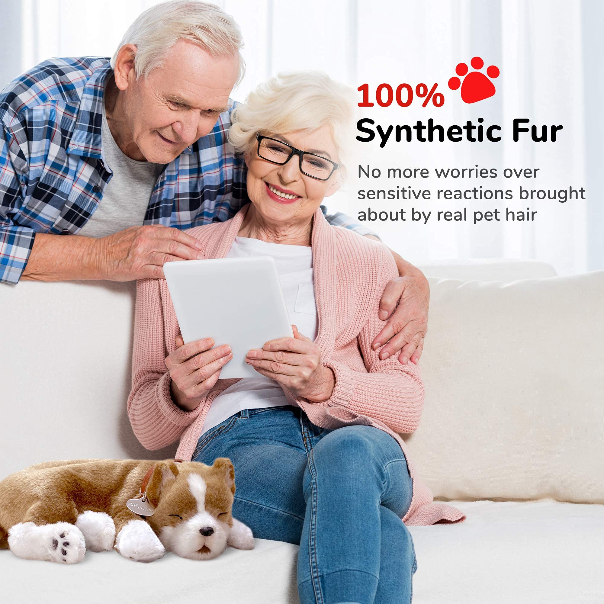 Perfect Petzzz pit bull dimensions 10in long for compact display.