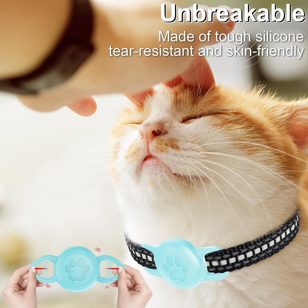 PerfiPro Airtag collar holder easy-install demonstrates tool-free setup on any collar.
