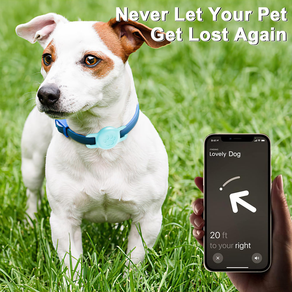 PerfiPro Airtag collar-holder lightweight-design offers unobtrusive wear for pets.