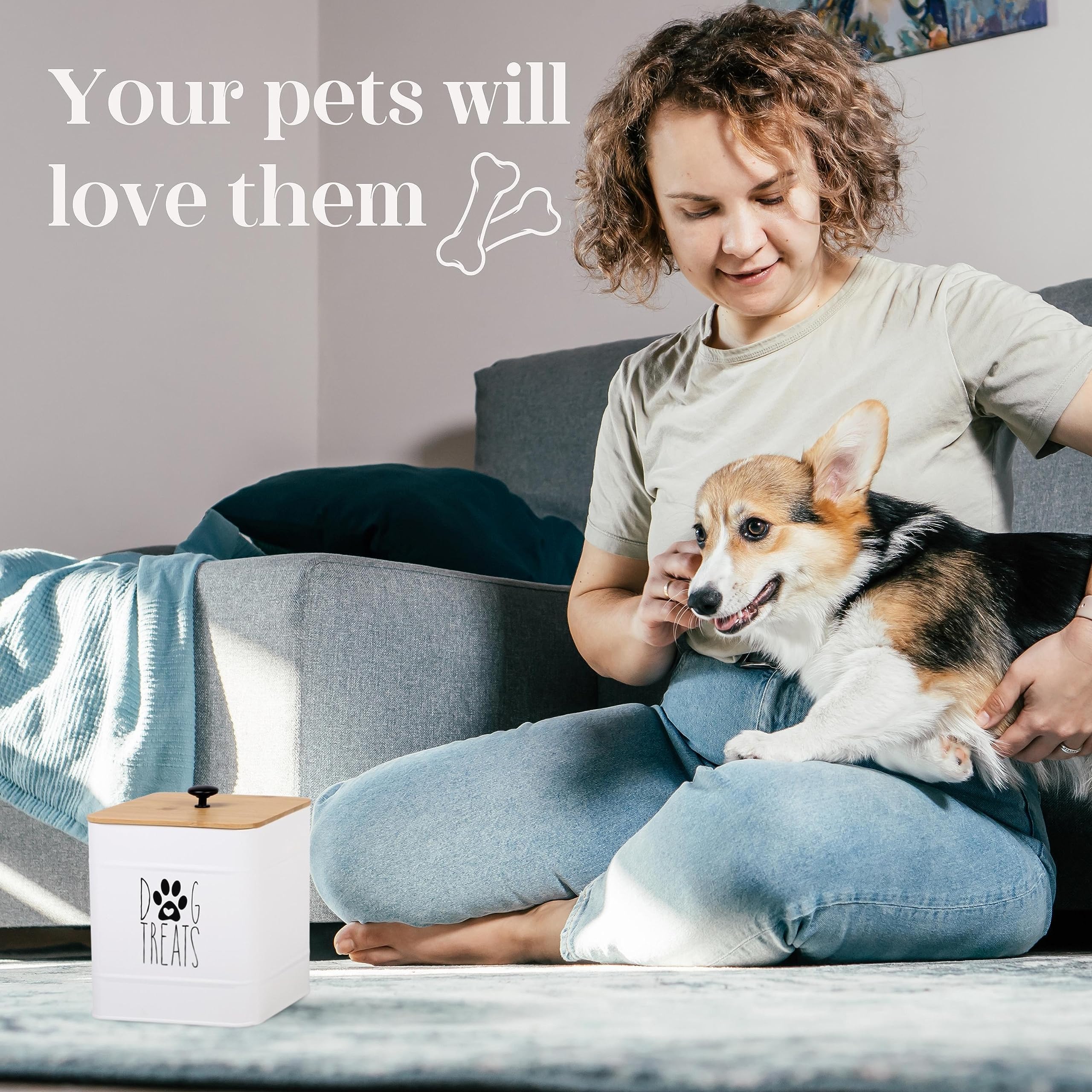 PERFNIQUE sturdy galvanized steel build supports long-lasting pet storage.