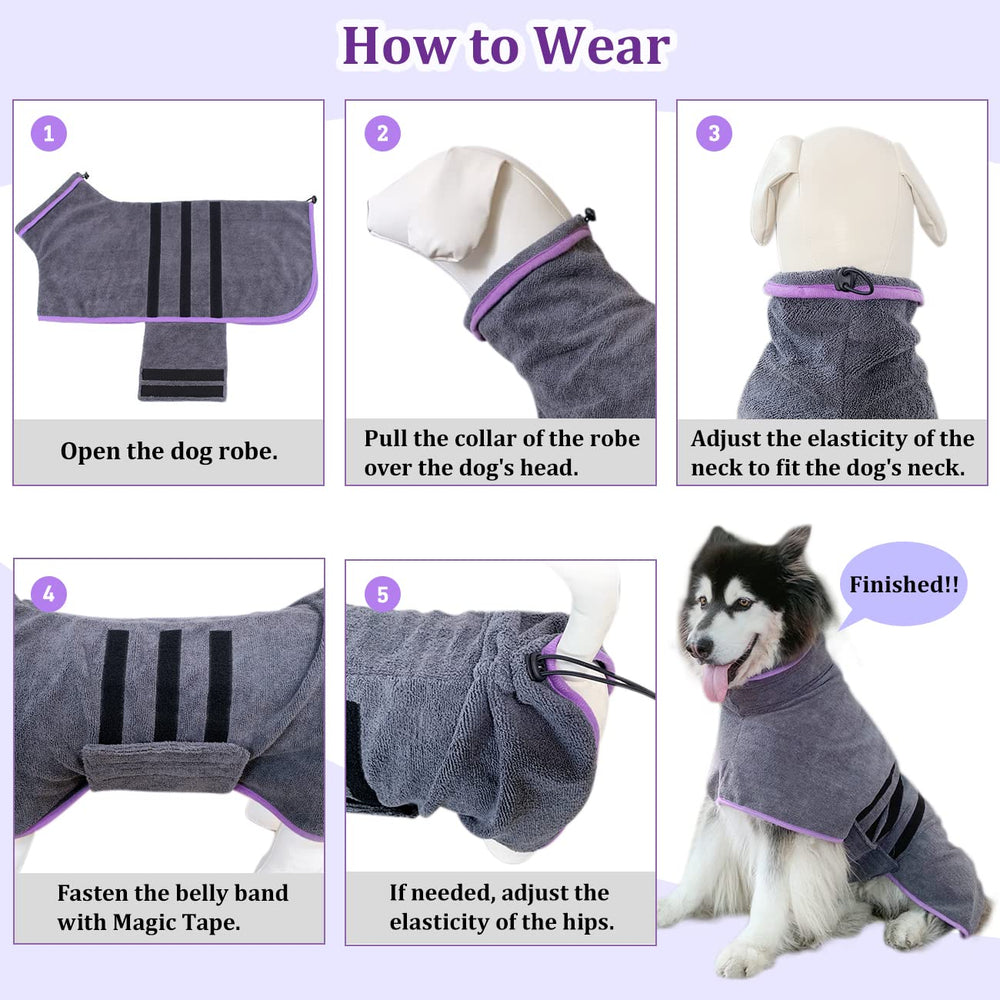 Periflowin dog-easy-on-off-magic-tape for fast wear