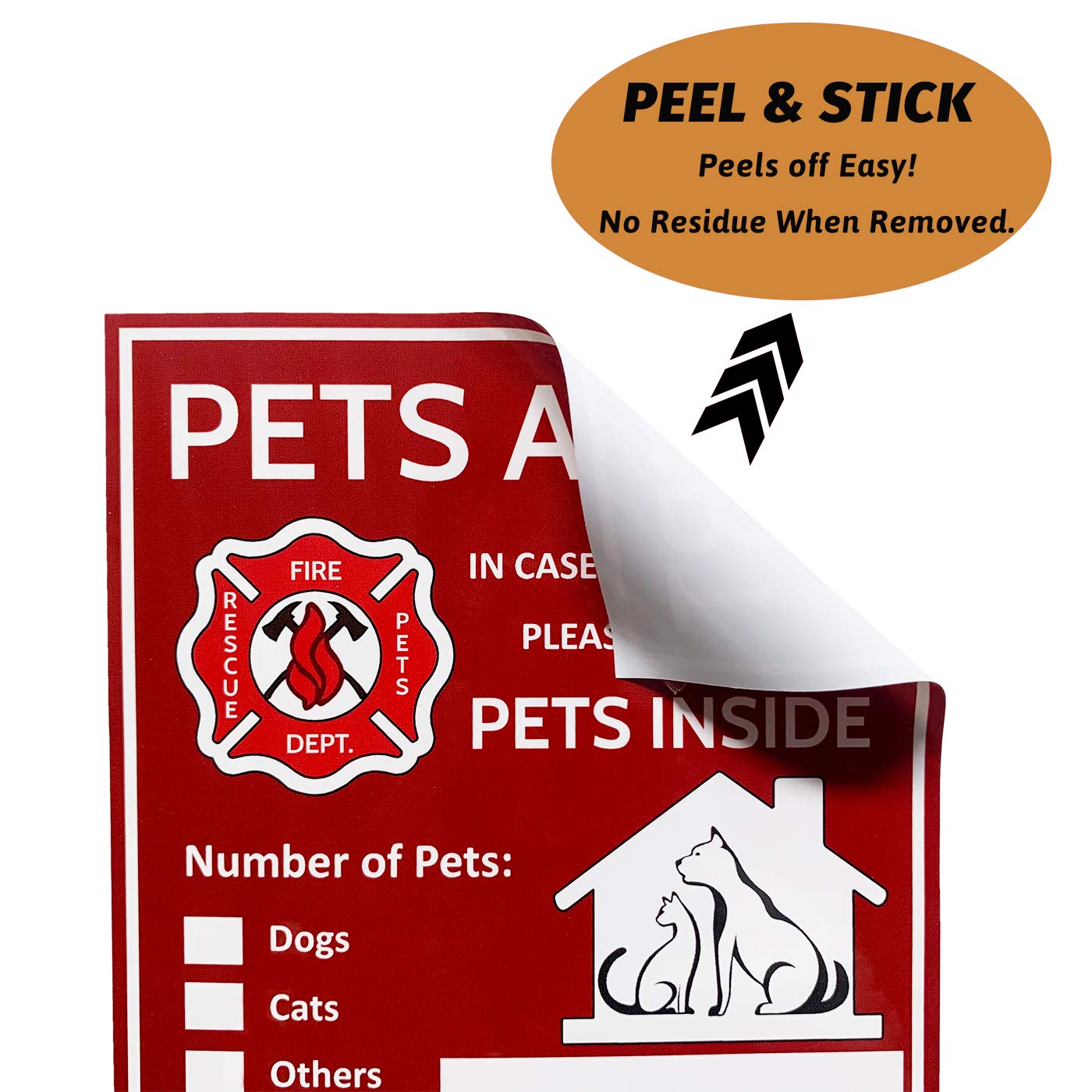 Periflowin pet alert wallet card included for pet identification