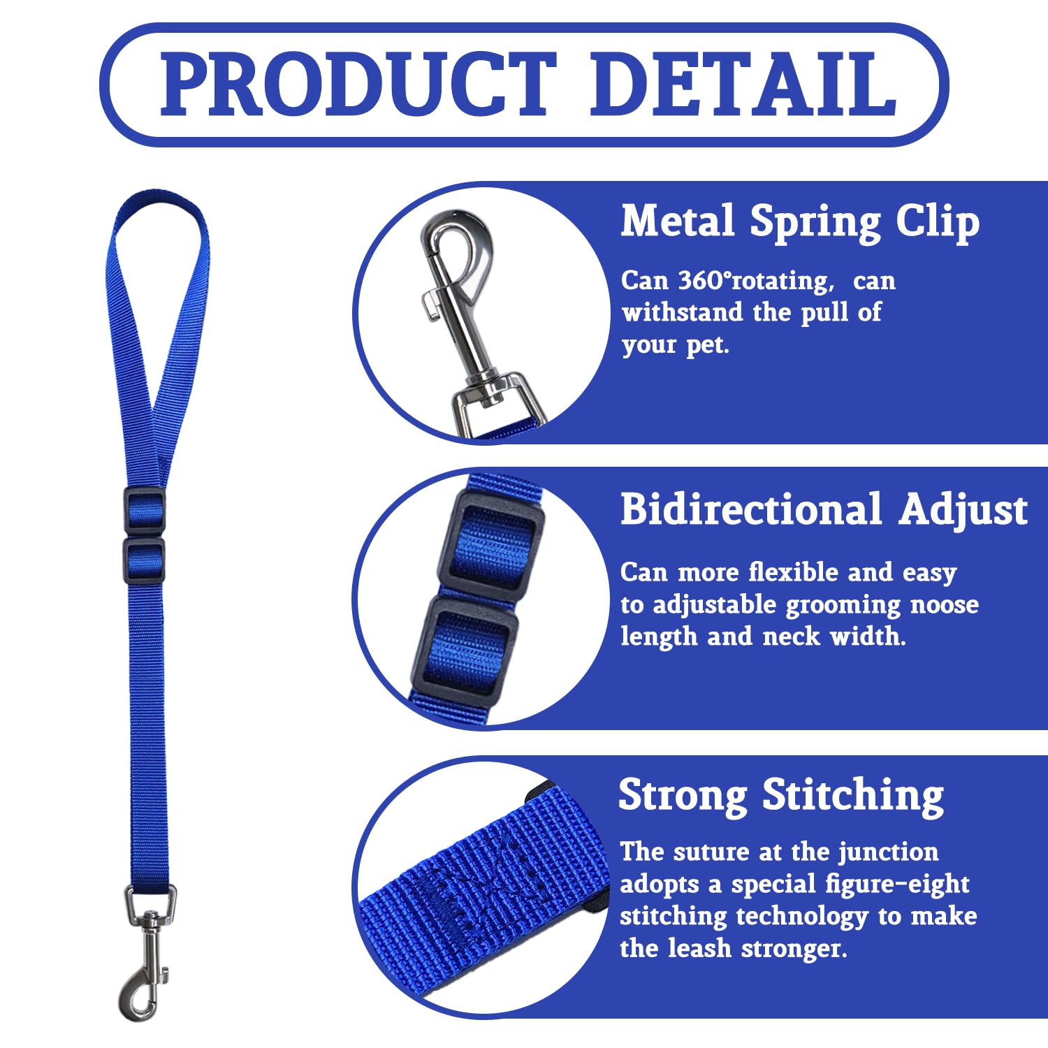 Periflowin grooming loops adjustable slide mechanism enabling flexible length during grooming.