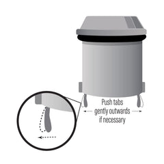 Perimeter Technologies receiver-collar battery R21/R51 ensuring quick swap for continuous containment.