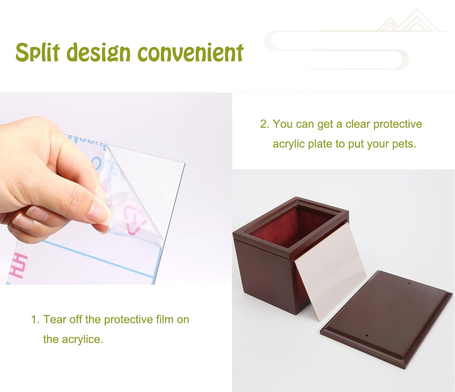 Permulaan easy-access bottom panel enables simple photo insertion