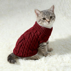 Persoshow dog knit sweater folded display shows easy-to-store pet clothing option
