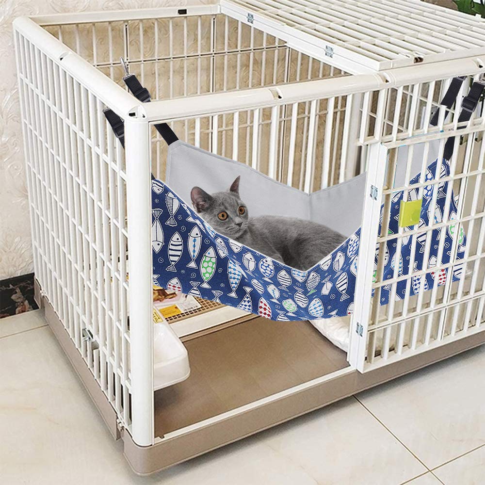 PERSUPER Cat Hammock Bed usable indoors or outdoors for versatile lounging.