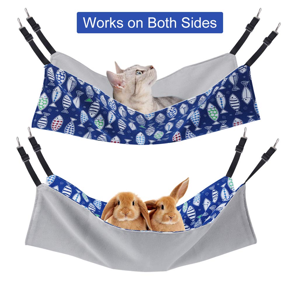 PERSUPER Cat Hammock Bed supports multiple small pets for cozy resting.