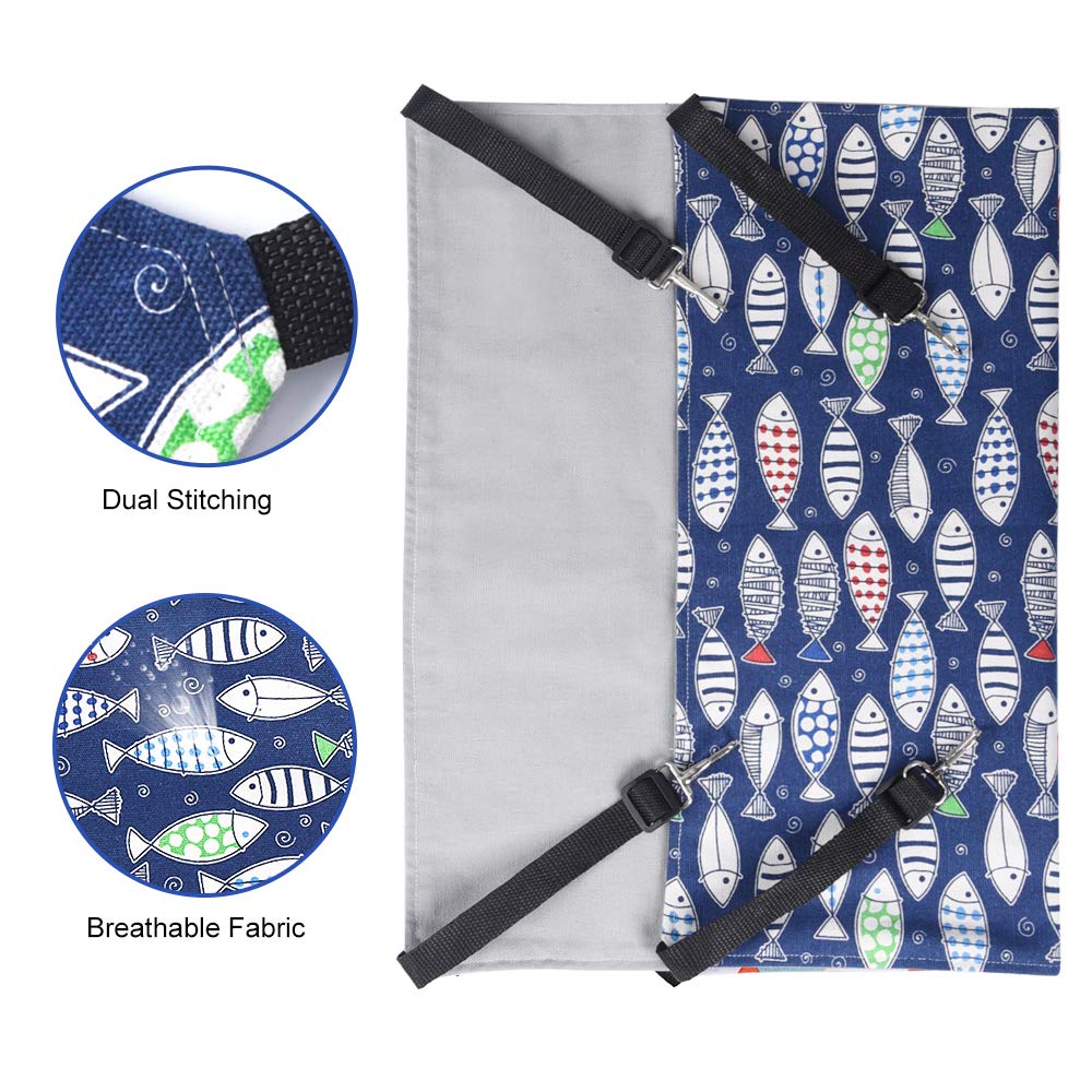 PERSUPER Cat Hammock Bed washable fabric for easy cleaning.