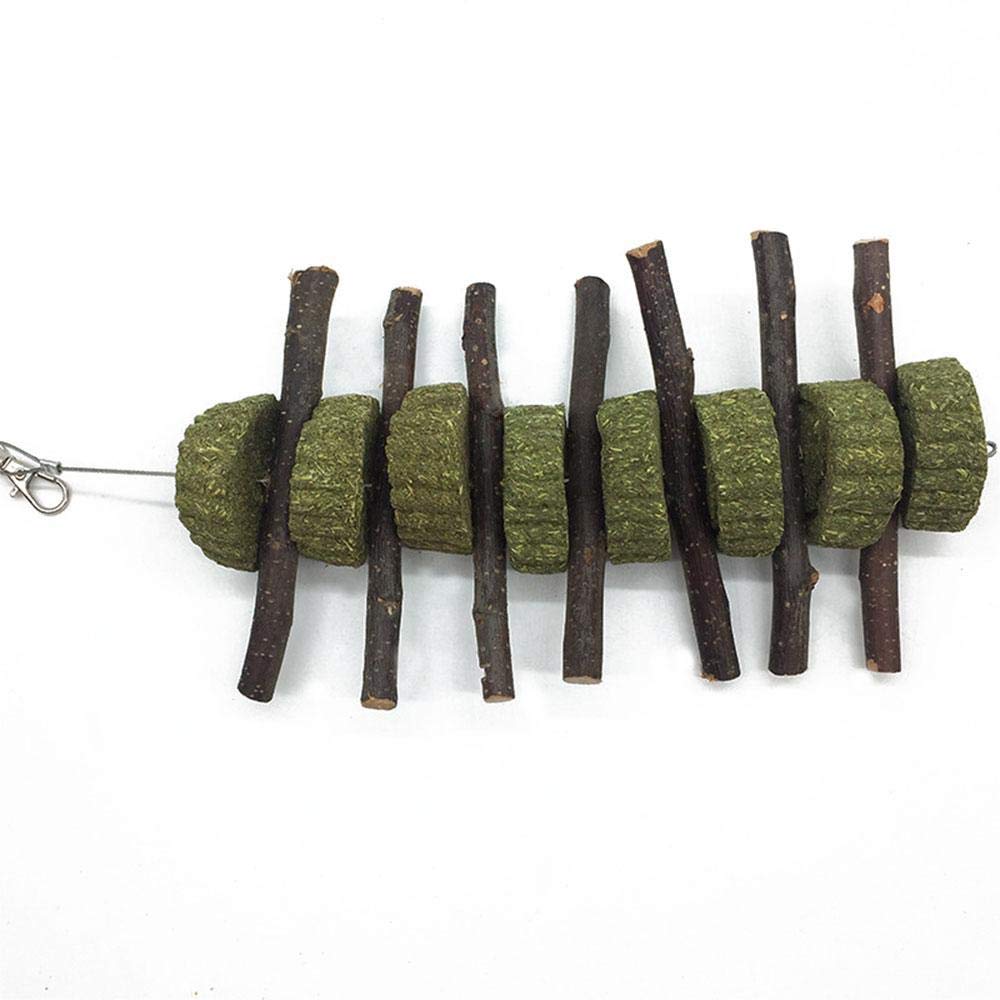 PeSandy bunny chew toys cage-mount hook for convenient cage installation