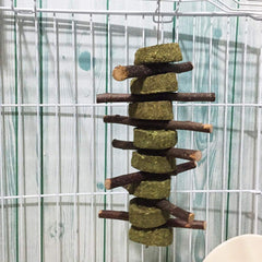 PeSandy bunny chew toys 11cm wood sticks provide comfortable gnawing