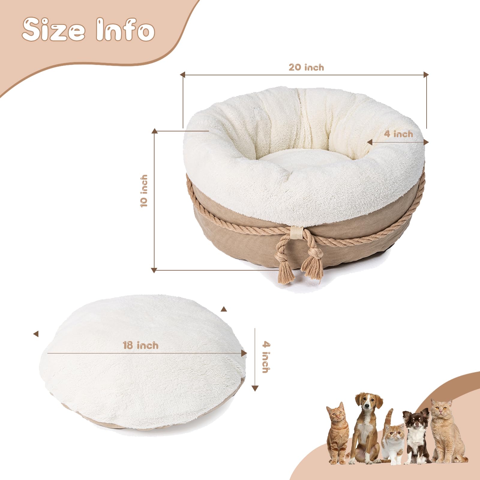 Pesen cat bed removable cushion allows easy spot cleaning.