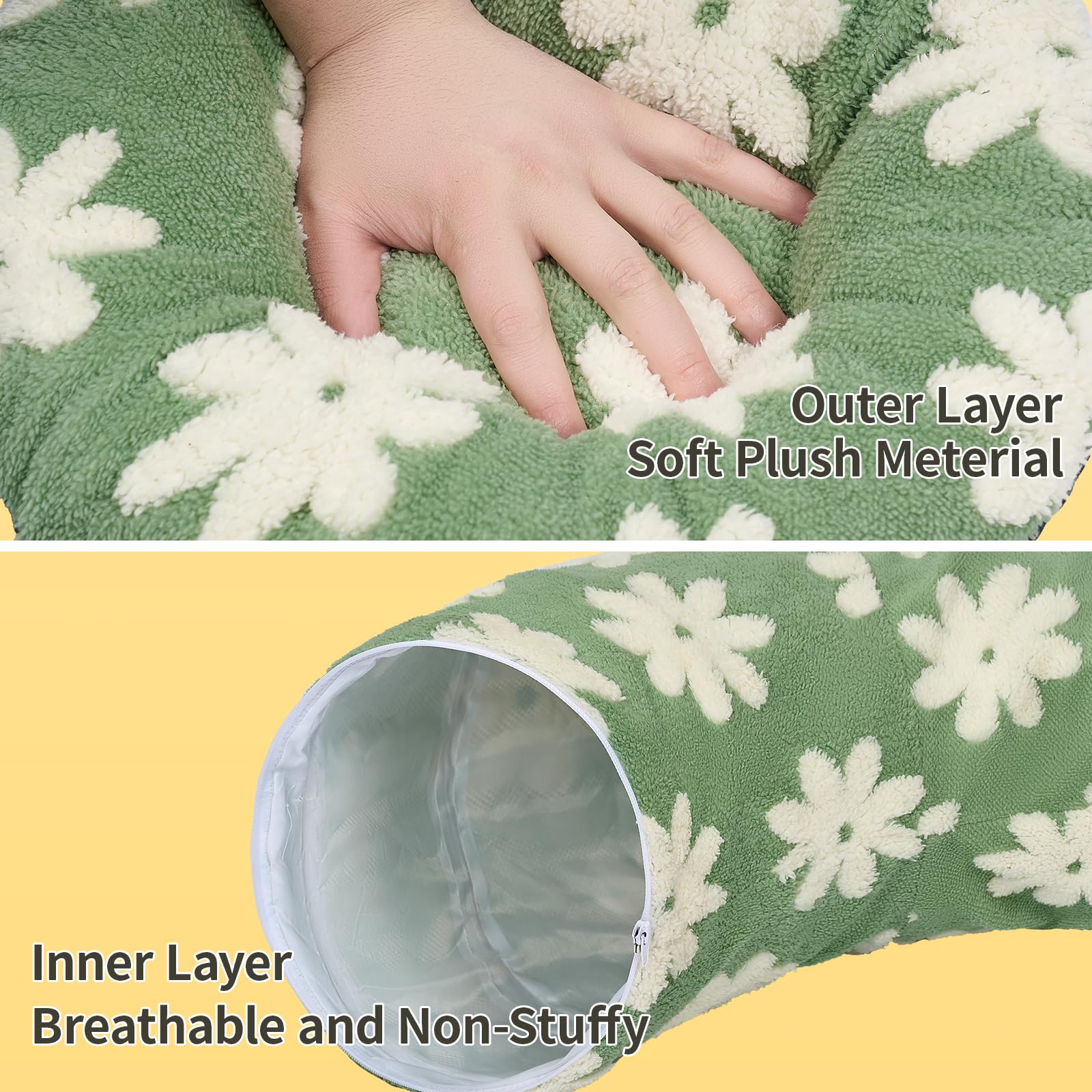 Pesen cat tunnel bed detachable components let you use bed and tunnel separately