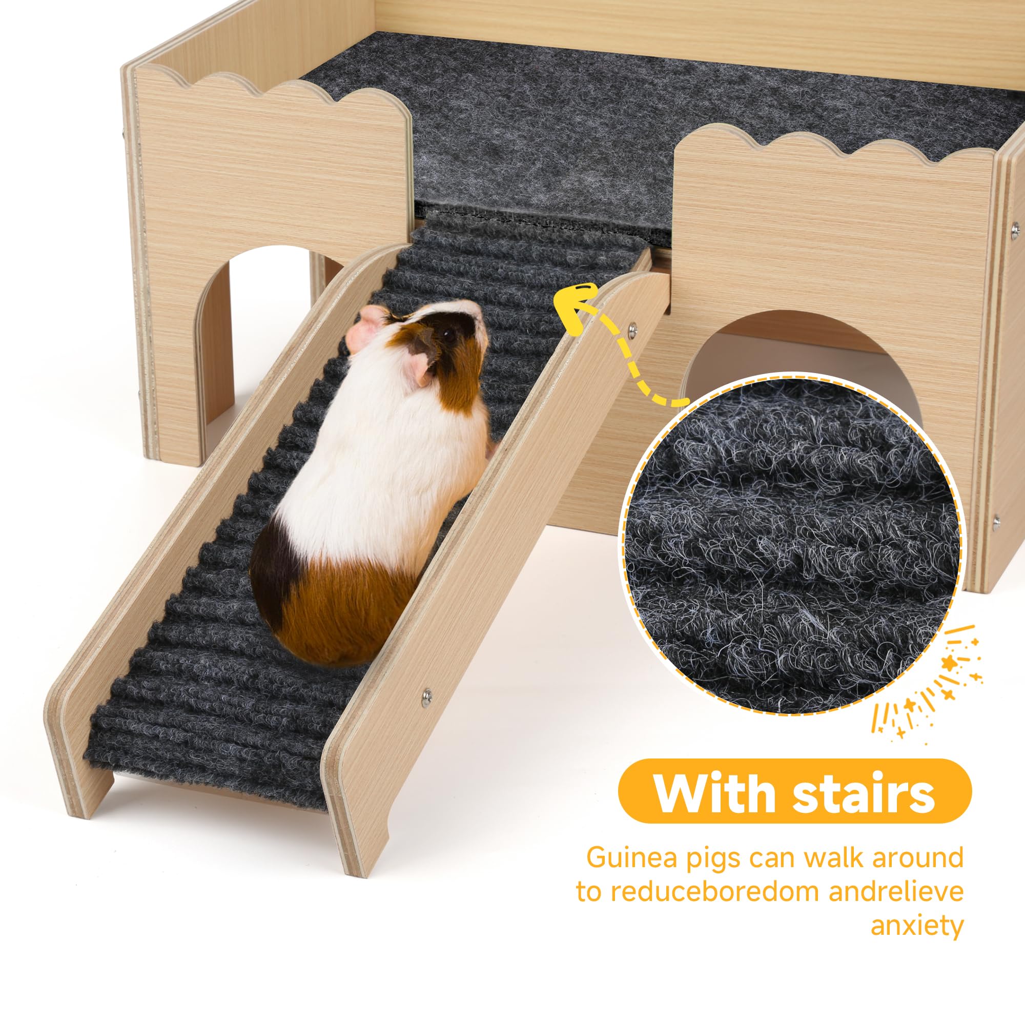 PESNLO non-slip stairs support confident climbing and reduce wobble
