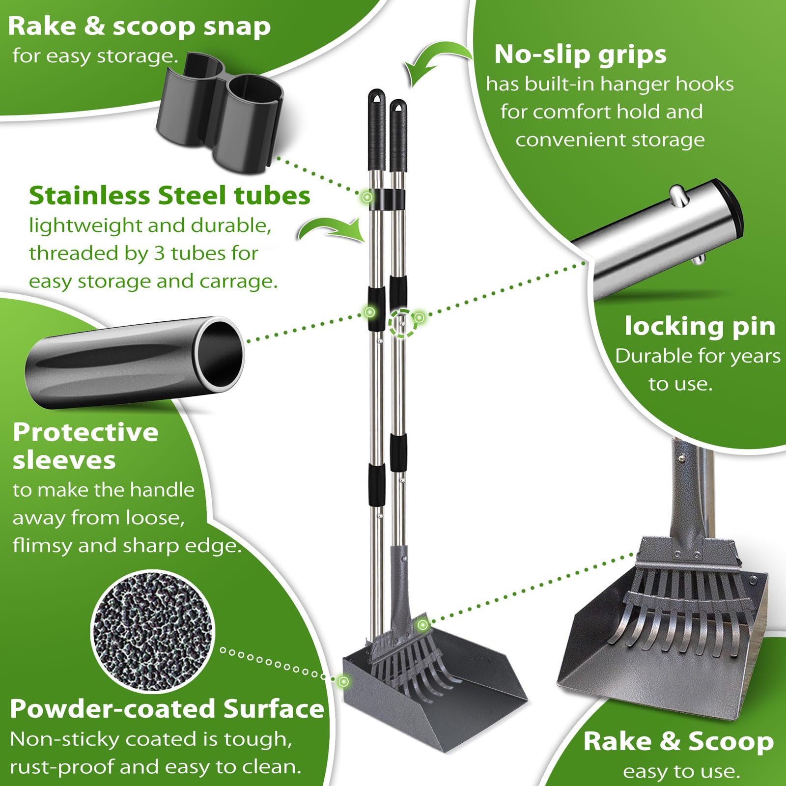 Pestairs odor-control lid reduces outdoor odors during disposal.
