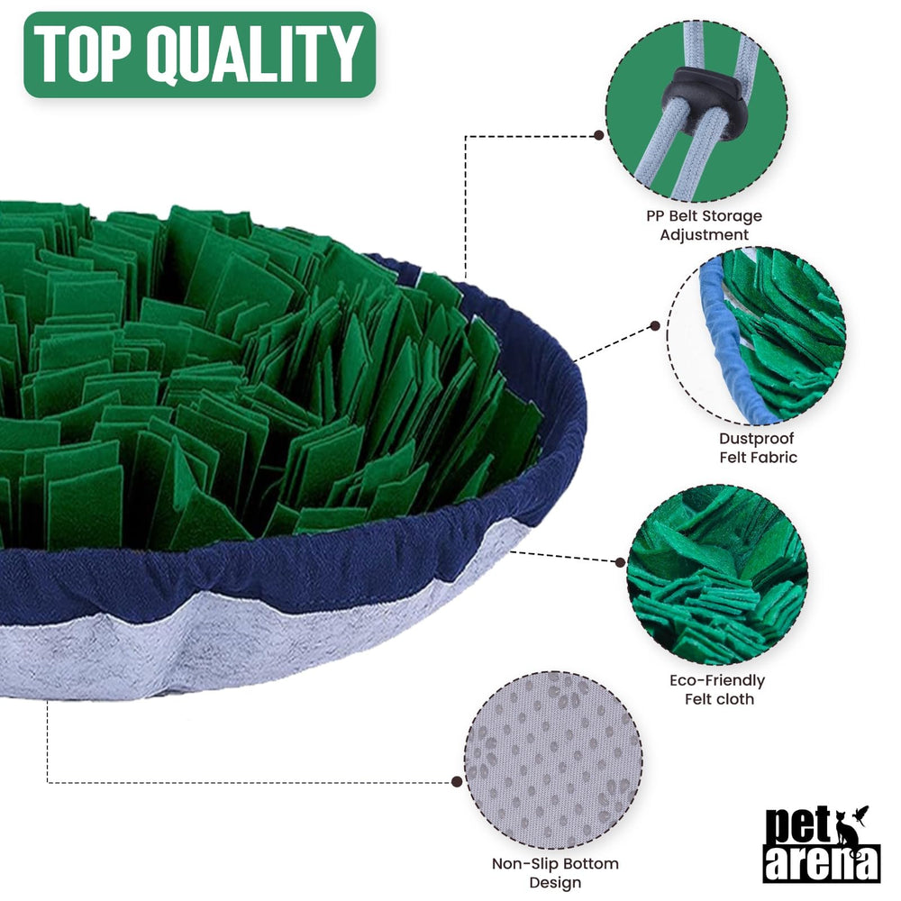 PET ARENA eco-friendly polar fleece emphasizes washable, sustainable dog enrichment