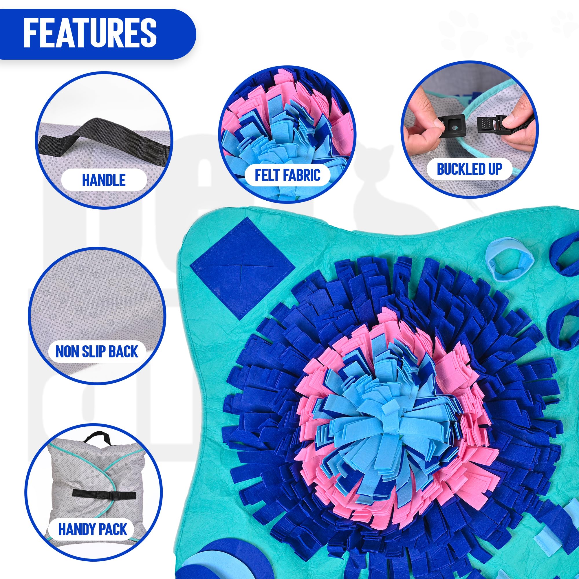 PET ARENA snuffle mat for cats showing cat-friendly enrichment and sniffing play