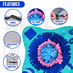 PET ARENA snuffle mat for cats showing cat-friendly enrichment and sniffing play