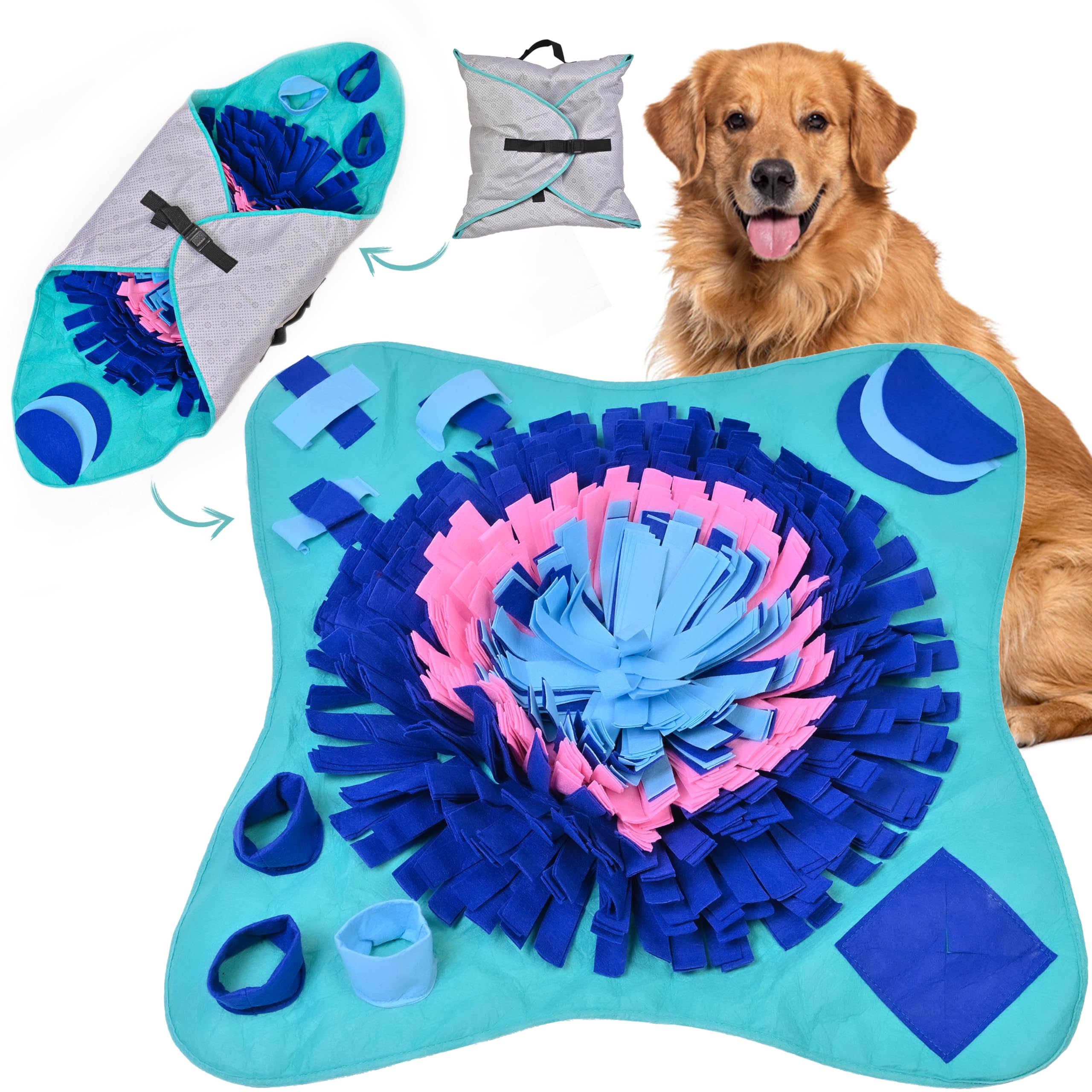 PET ARENA snuffle mat for dogs 25x25 with treat-hiding foraging fun