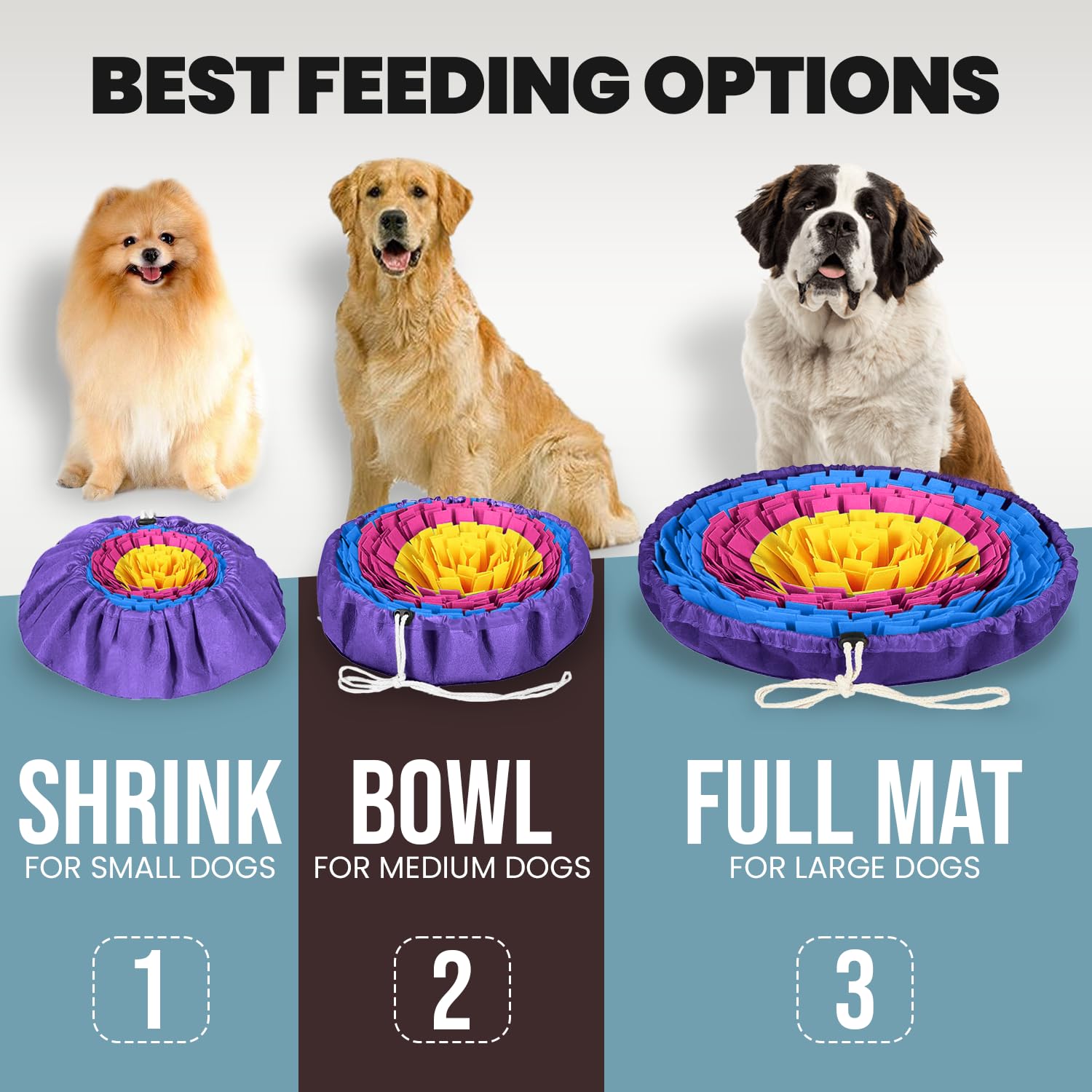 PET ARENA Snuffle Mat dog treats hunt supports puzzle play and mindful eating.