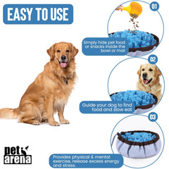 PET ARENA Snuffle Mat in action for indoor outdoor dog enrichment