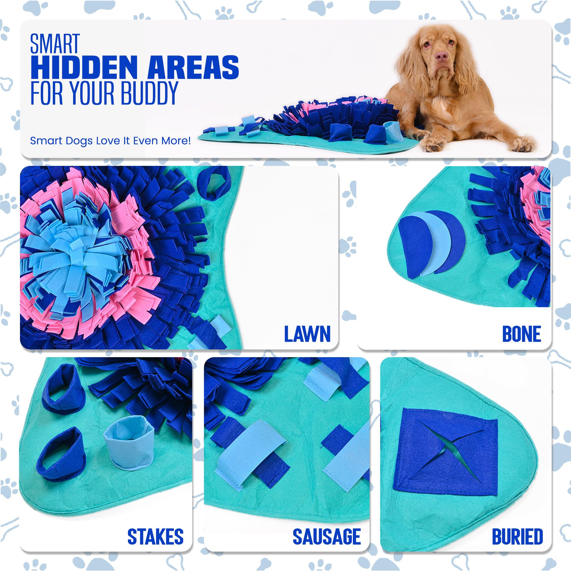 PET ARENA snuffle mat folds for travel and easy portability